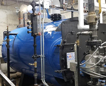 industrial steam boiler